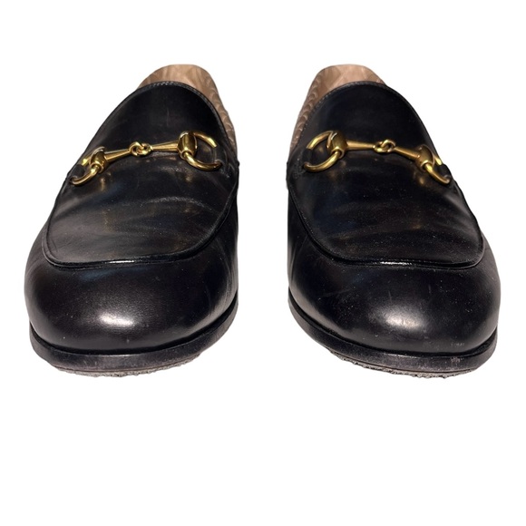 Gucci Men’s Bicolor Moccasins Betis Glamour Loafers size 7 UK Black/Cream - Picture 9 of 14